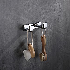 Крючок двойной Abber WESTEN AA1750 хром купить в интернет-магазине сантехники Sanbest