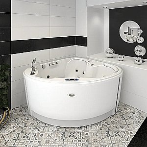 Минибассейн Радомир Корнелия Platinum 1-30-0-0-5-164С 170х170 Серый мрамор купить в интернет-магазине Sanbest