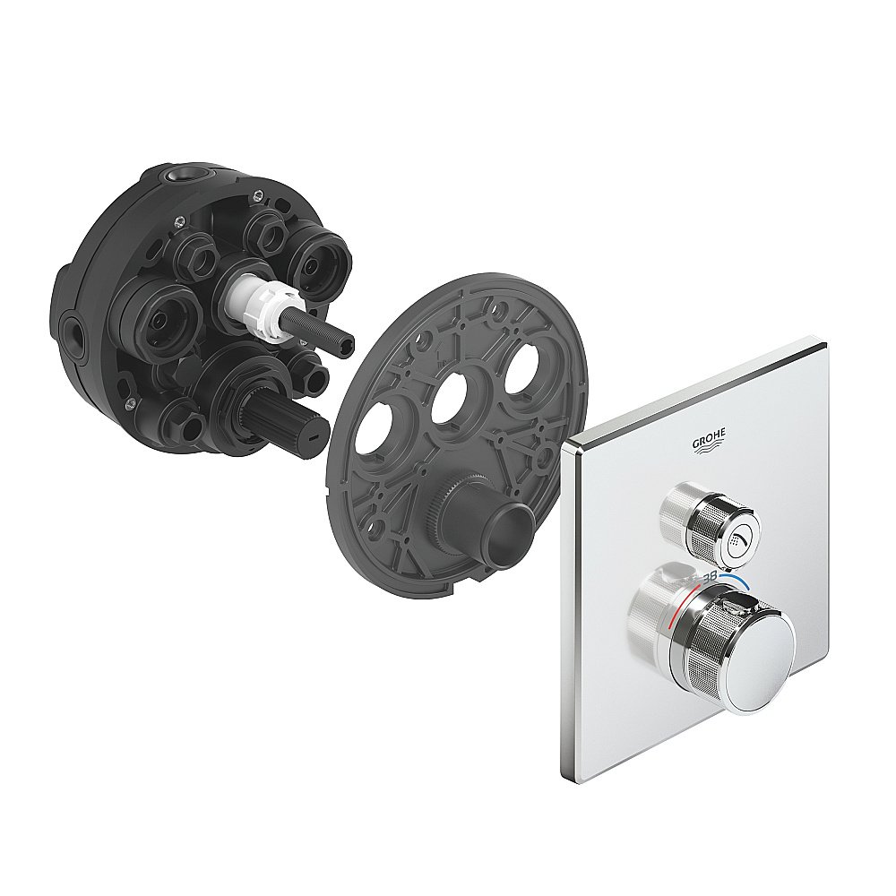 Смеситель для душа Grohe Grohtherm SmartControl 29123000 хром купить в интернет-магазине сантехники Sanbest