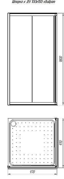 Душевой уголок Радомир Дрим 100x100 стекло матовое/профиль белый купить в интернет-магазине Sanbest