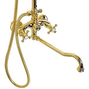 Душевая система Migliore PRESTIGE 32783 золото купить в интернет-магазине сантехники Sanbest