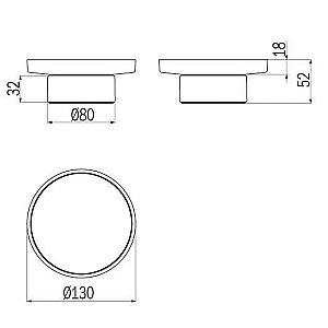Мыльница Inda Mito A20020CR21 хром купить в интернет-магазине сантехники Sanbest
