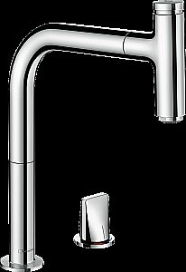 Мойка кухонная Hansgrohe C51-F635-09 с встроенным смесителем, графит купить в интернет-магазине сантехники Sanbest