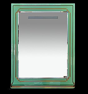 Зеркало Misty Praga 74x100 Зеркало салатовая/ патина в ванную от интернет-магазине сантехники Sanbest
