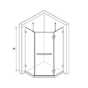 Душевая система RGW Shower Panels SP-6143-01 50140801-01 хром купить в интернет-магазине сантехники Sanbest