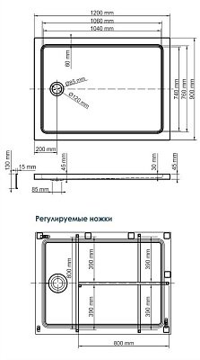 Душевой поддон wasserkraft