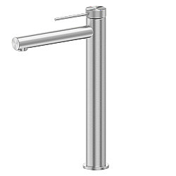 Смеситель для раковины Abber Emotion 316 AF8811BST-L сталь брашированная купить в интернет-магазине сантехники Sanbest