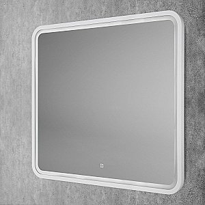 Зеркало Art&Max GENOVA AM-Gen-900-800-DS-F-White в ванную от интернет-магазине сантехники Sanbest