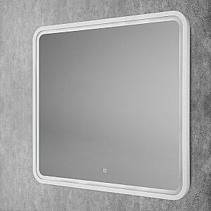 Зеркало Art&Max GENOVA AM-Gen-900-800-DS-F-White в ванную от интернет-магазине сантехники Sanbest