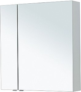Зеркальный шкаф Aquanet Алвита New 80 Серый купить в интернет-магазине сантехники Sanbest