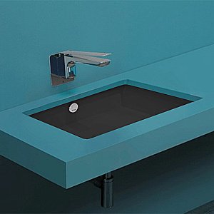 Раковина SIMAS Lavabi d'arredo S60 61.5 nero matt купить в интернет-магазине Sanbest