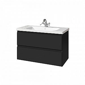 Тумба с раковиной Caprigo Forte 90 два ящика, цвет на выбор/эмаль для ванной в интернет-магазине Sanbest