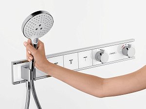 Термостат для душа Hansgrohe RainSelect 15357400 купить в интернет-магазине сантехники Sanbest