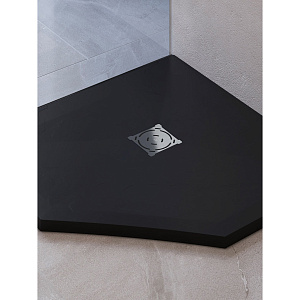 Душевой поддон RGW Stone Tray 16155099-02 90x90 графит купить в интернет-магазине Sanbest