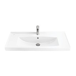 Раковина Creavit Sera 98,5 TF200-0000 белая купить в интернет-магазине Sanbest