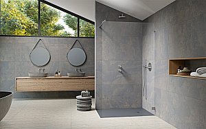 Душевое ограждение Radaway Essenza Pro Brushed Nickel Walk-in 140 10103140-91-01 стекло прозрачное/профиль брашированный никель купить в интернет-магазине Sanbest