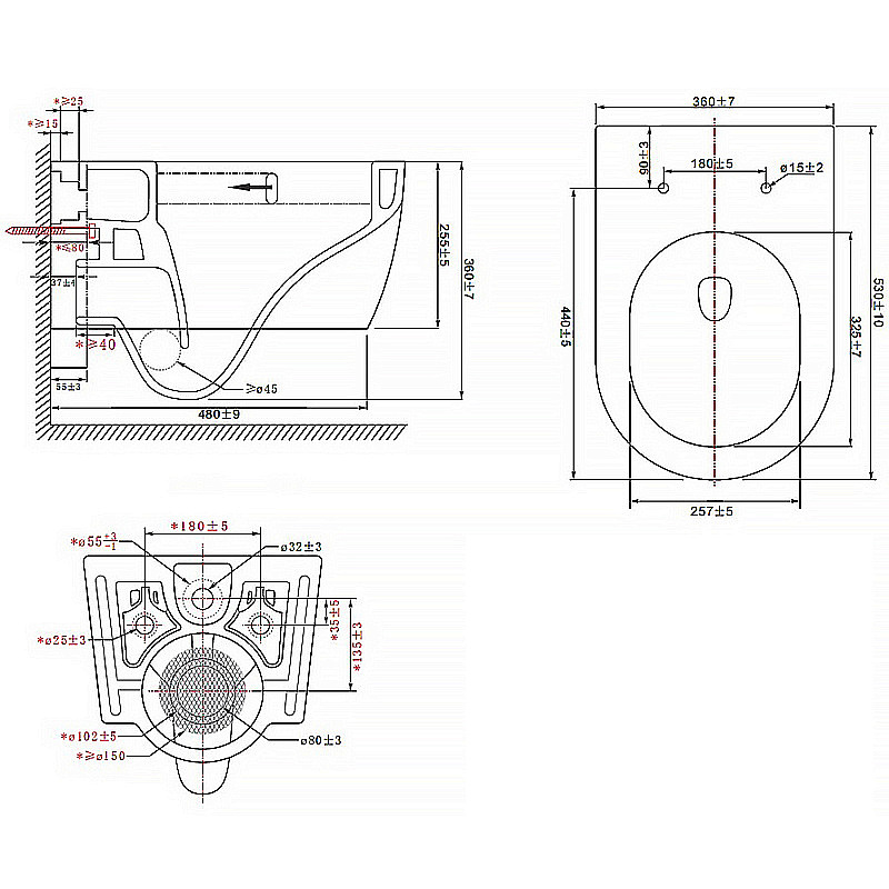 Инсталляция для унитаза Azario AZ-8010-1000 купить в интернет-магазине сантехники Sanbest