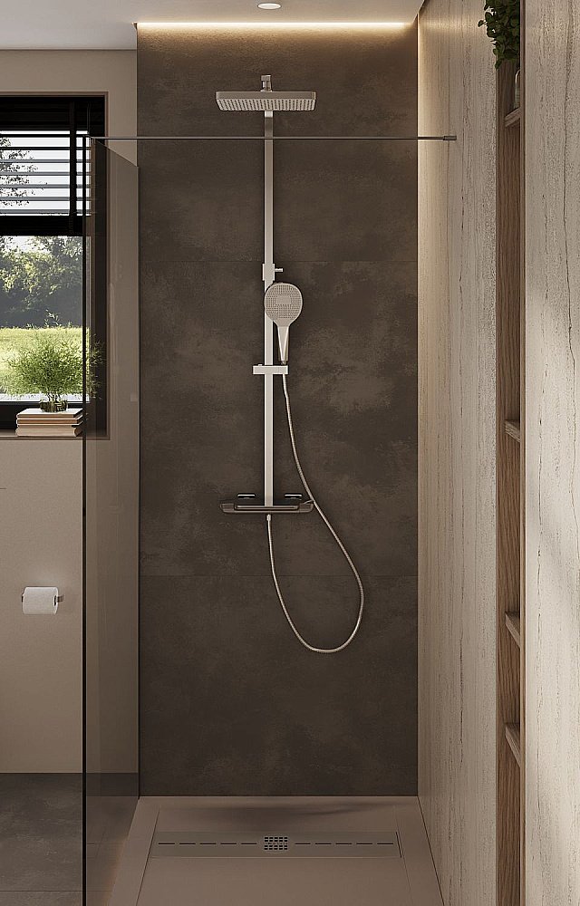 Душевая система Allen Brau Infinity 3.0 5.21030-00 хром купить в интернет-магазине сантехники Sanbest