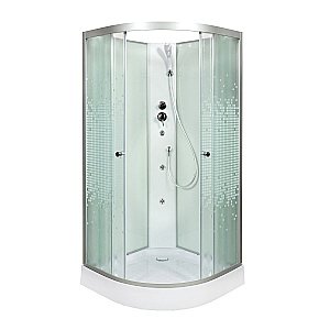 Душевая кабина DTO L 909 N  90х90 с гидромассажем купить в интернет-магазине Sanbest