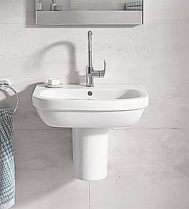 Раковина на полупьедестале Grohe Euro Ceramic 65 белая купить в интернет-магазине Sanbest