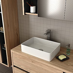 Раковина D&K Berlin 47х36 DT1431216 белая купить в интернет-магазине Sanbest