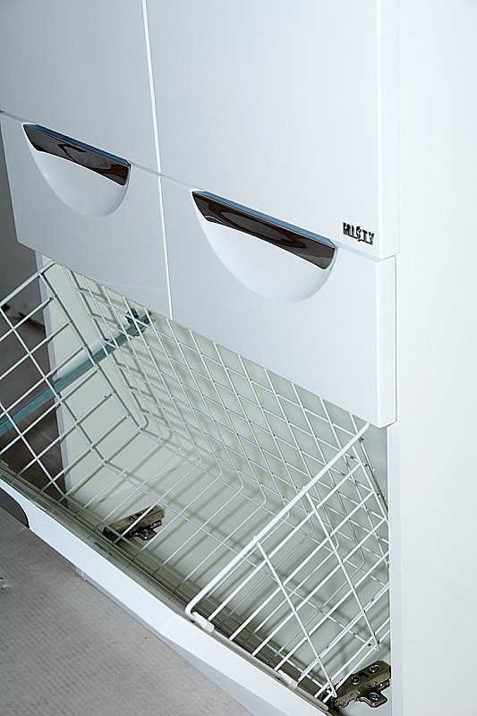 Пенал напольный Misty Жасмин 60 белая эмаль для ванной в интернет-магазине сантехники Sanbest