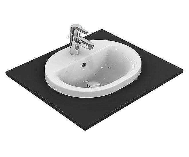 Раковина врезная сверху столешницы Ideal Standard Connect 48 E503801 белая купить в интернет-магазине Sanbest