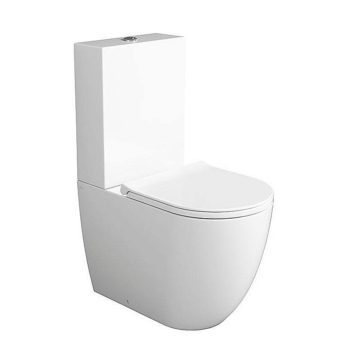 Унитаз напольный SIMAS Vignoni безободковый, с бачком, белый купить в интернет-магазине Sanbest