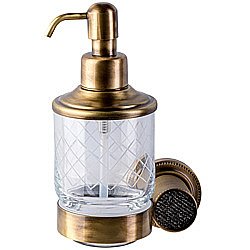 Диспенсер Boheme Royal Cristal 10932-BR бронза/Swarovski купить в интернет-магазине сантехники Sanbest
