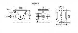 Унитаз Grossman Style GR-4475S купить в интернет-магазине Sanbest