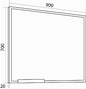 Зеркало-рамка Grossman ЛОФТ 90 с полочкой черное в ванную от интернет-магазине сантехники Sanbest