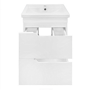 Тумба с раковиной Azario KANTRI 50/2 CS00097246 белая для ванной в интернет-магазине Sanbest