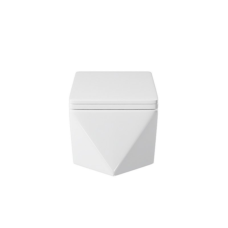 Унитаз подвесной Grossman Cristal GR-4481 безободковый, с крышкой микролифт купить в интернет-магазине Sanbest