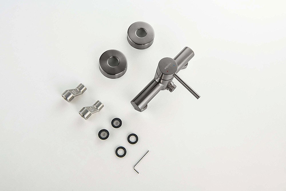 Cмеситель для душа Aquatek Европа AQ1360BGM оружейная сталь купить в интернет-магазине сантехники Sanbest