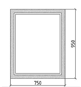 Зеркало Boheme Wind 75 Золото в ванную от интернет-магазине сантехники Sanbest
