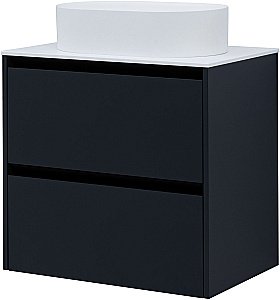 Тумба с раковиной Allen Brau Activity 70 1.34003.AM антрацит матовый/черный брашированный для ванной в интернет-магазине Sanbest