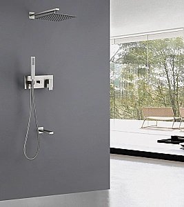 Душевая система ABBER Daheim AF8217SP сатин купить в интернет-магазине сантехники Sanbest