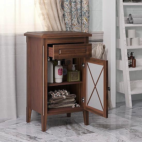 Комод Опадирис Палермо 50 светлый орех для ванной в интернет-магазине сантехники Sanbest