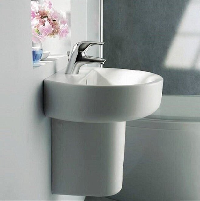 Раковина на полупьедестале Ideal Standard Connect 45 E805701 белая купить в интернет-магазине Sanbest