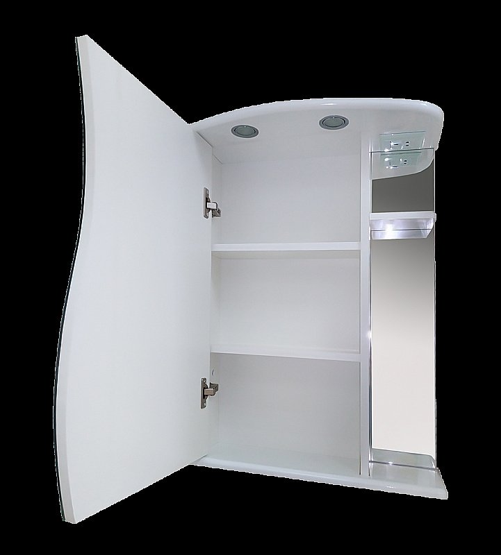 Зеркальный шкаф Misty Лиана 65 белый купить в интернет-магазине сантехники Sanbest