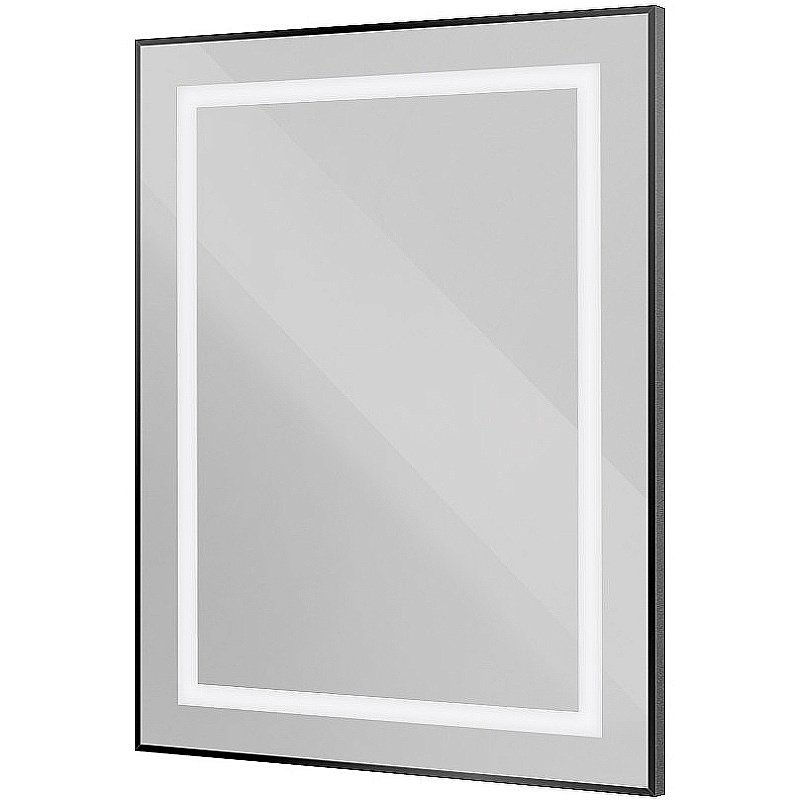 Зеркало BelBagno Kraft SPC-KRAFT-700-800-SENS-NERO черный в ванную от интернет-магазине сантехники Sanbest