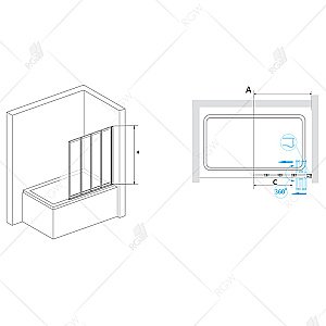 Душевая система RGW Shower Panels SP-6143-01 50140801-01 хром купить в интернет-магазине сантехники Sanbest