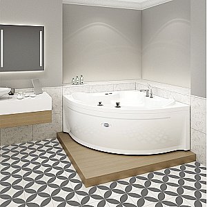 Ванна акриловая Vannesa Сандра 2-78-0-0-1-221 149х149 купить в интернет-магазине Sanbest