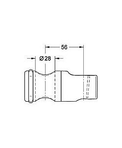 Держатель для душа с металлической гильзой Grohe Relexa plus 12435 000  купить в интернет-магазине сантехники Sanbest