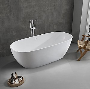 Ванна акриловая Abber 160х81,5 AB9263-1.6 белая купить в интернет-магазине Sanbest