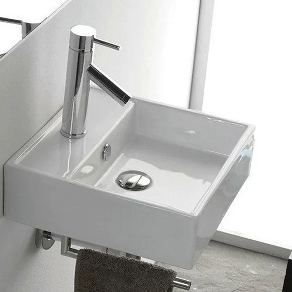 Раковина накладная/подвесная RGW GS-02 80121002-01 белая купить в интернет-магазине Sanbest