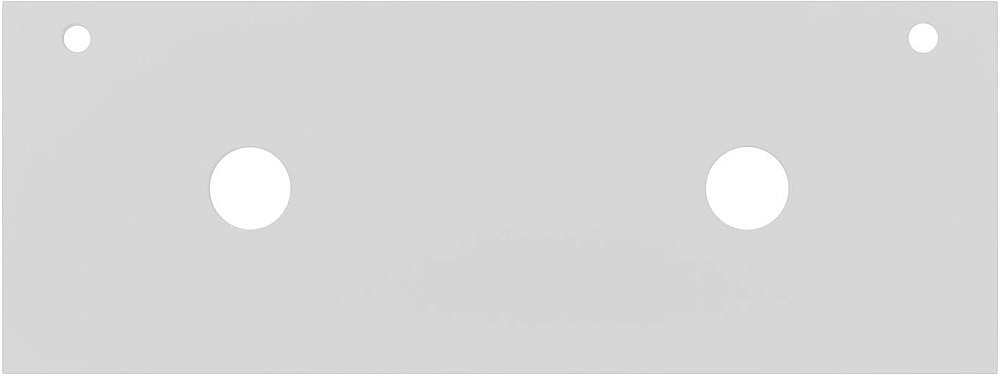 Столешница для раковины Aquanet Арт 120 белый матовый для ванной в интернет-магазине сантехники Sanbest