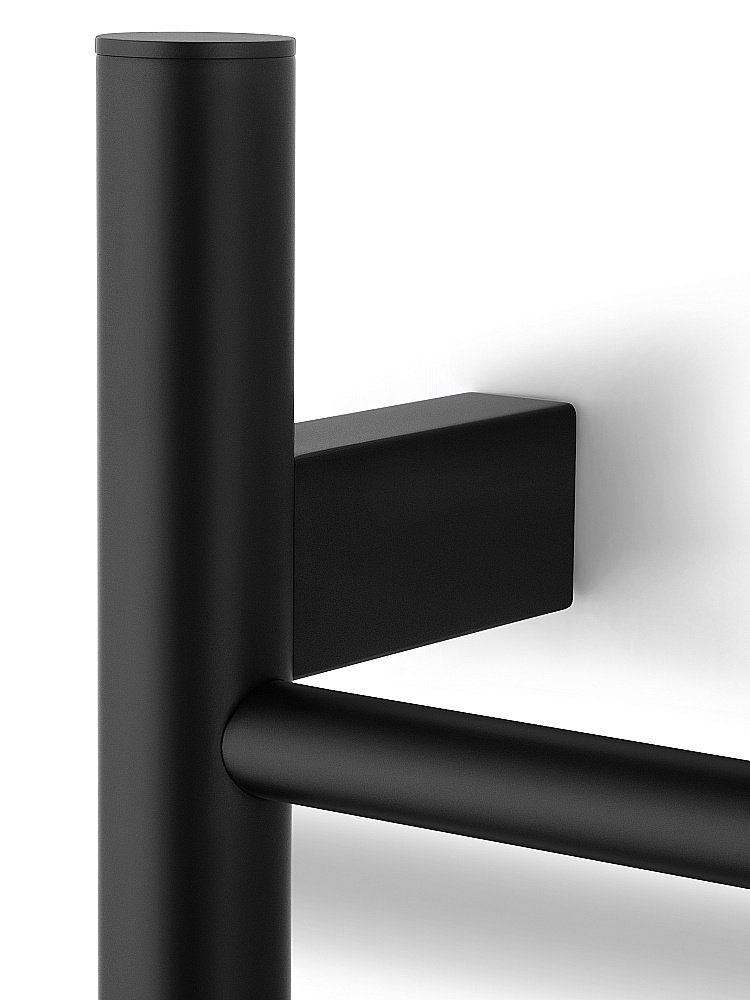 Полотенцесушитель электрический WONZON & WOGHAND BONN, Черный матовый (WW-AL409-MB) купить в интернет-магазине сантехники Sanbest