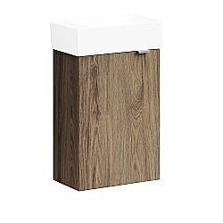 Тумба под раковину Sancos Mini MN35ECHL дуб чарльстон/левая купить в интернет-магазине сантехники Sanbest