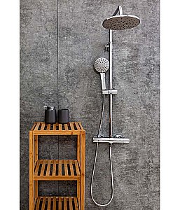 Душевая система Agger Thermo A2451200 хром купить в интернет-магазине сантехники Sanbest